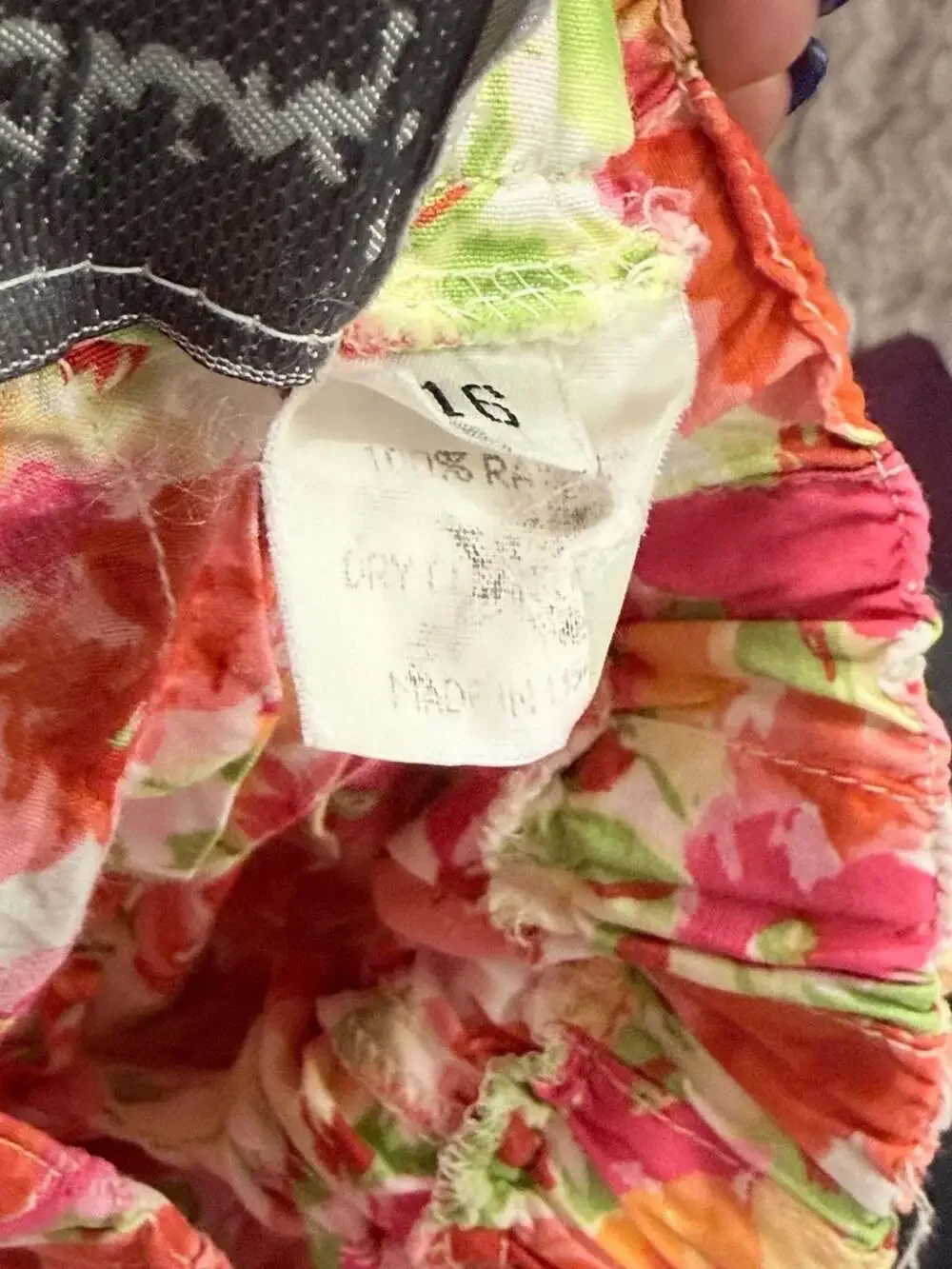 The Very Thing Pink Floral Pleated Midi Skirt Size 16